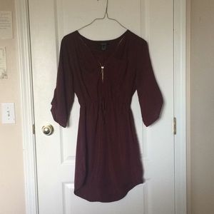 Burgundy/red wine dress